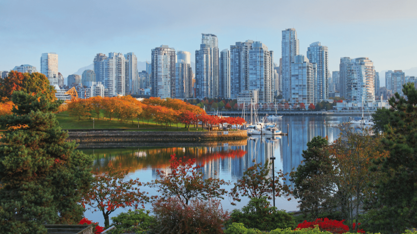 Tour starts and finishes in Vancouver 