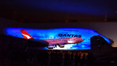 Experience the new Luminescence Sound & Light Show at the Qantas Founders Museum 