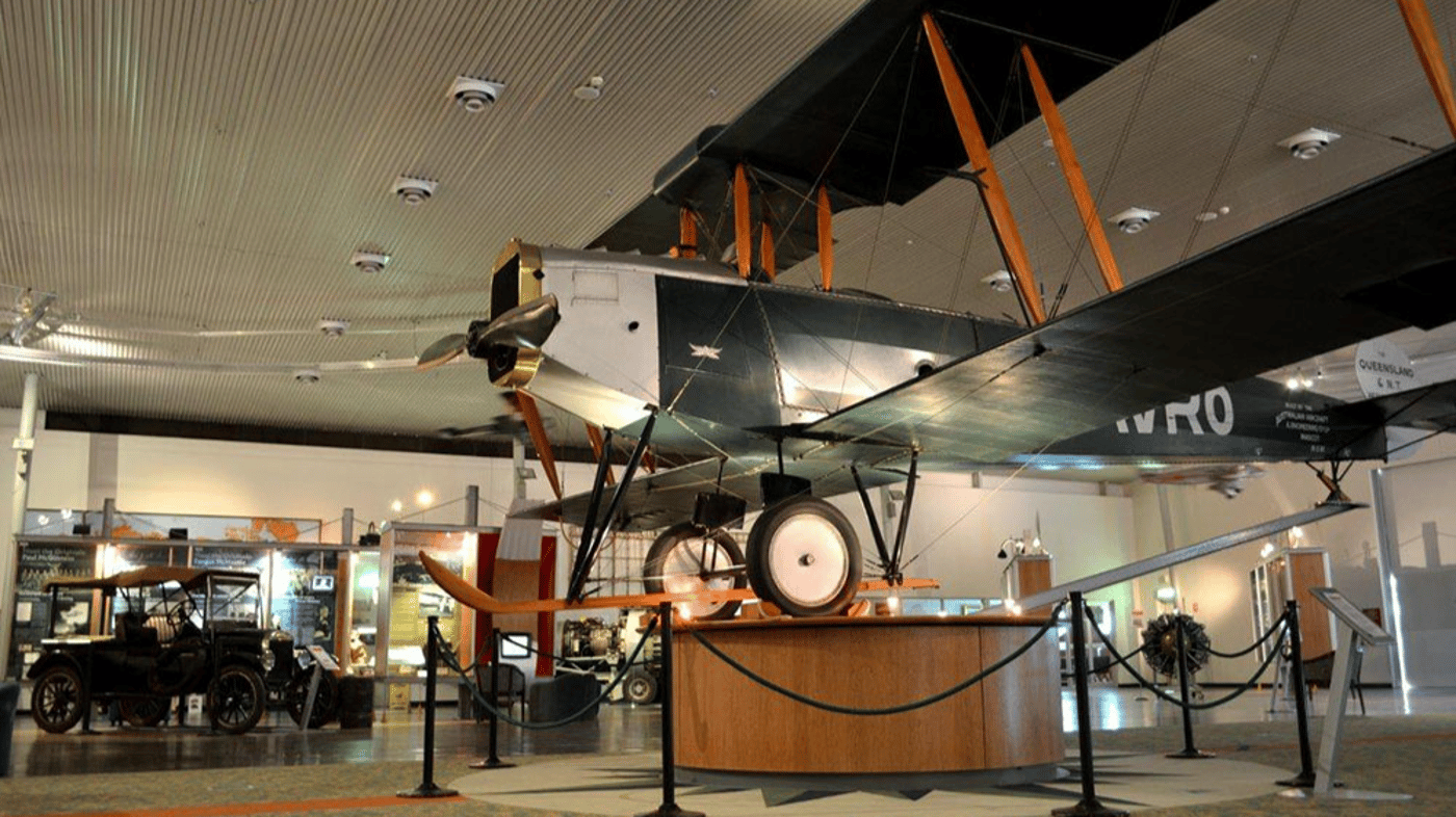 Visit the world-class QANTAS Founders Museum, eloquently telling the story of the founding of Qantas