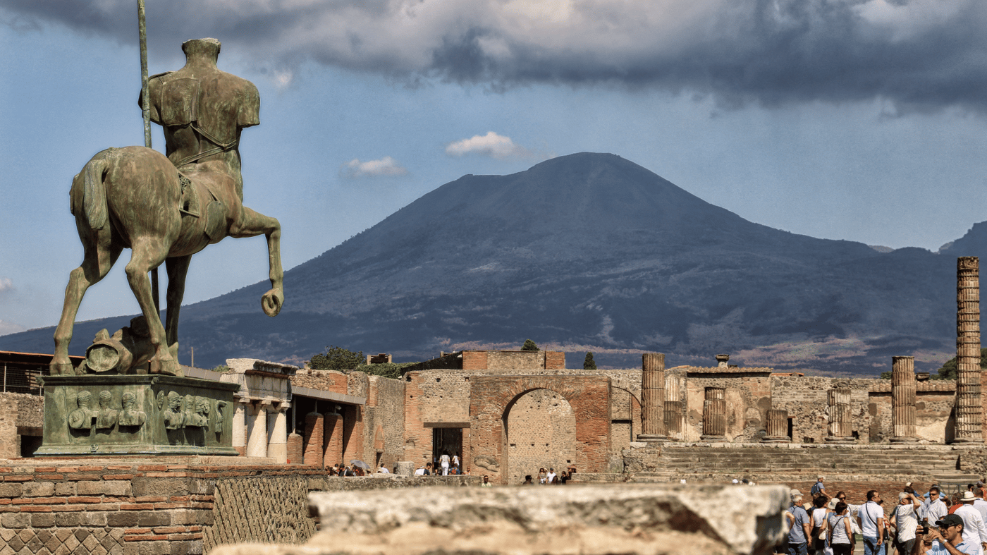 Explore the runis of Pompeii, Italy