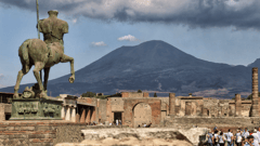 Explore the runis of Pompeii, Italy