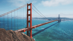 Golden Gate Bridge in San Francisco 