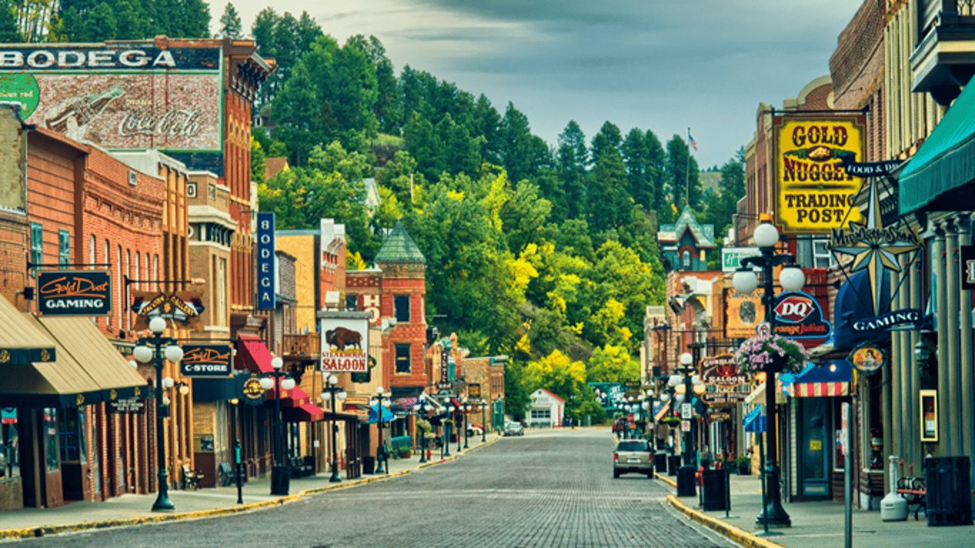 Main Street of Deadwood 