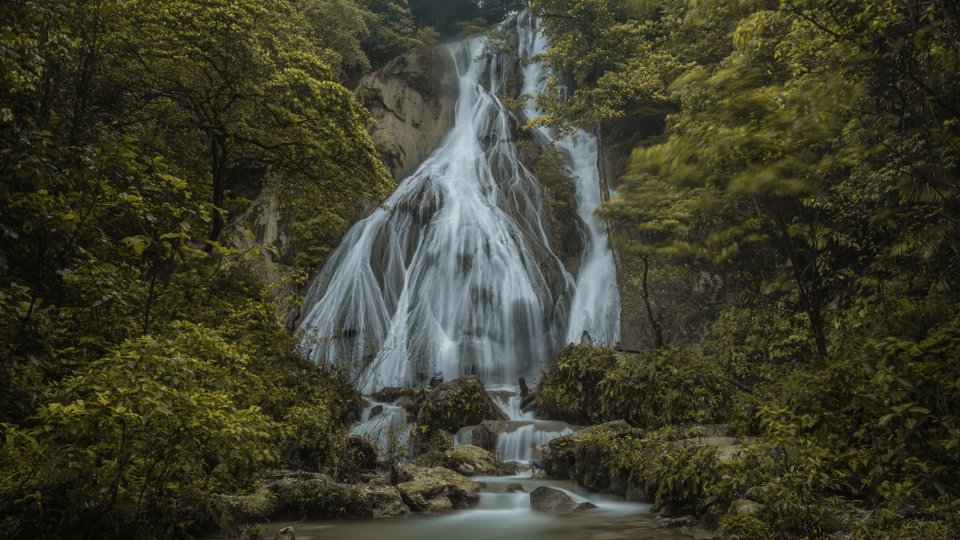 Talaga Penge Waterfalls in Ambon Indonesia