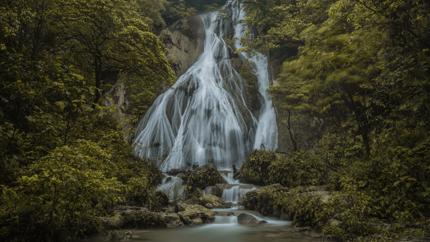 Talaga Penge Waterfalls in Ambon Indonesia