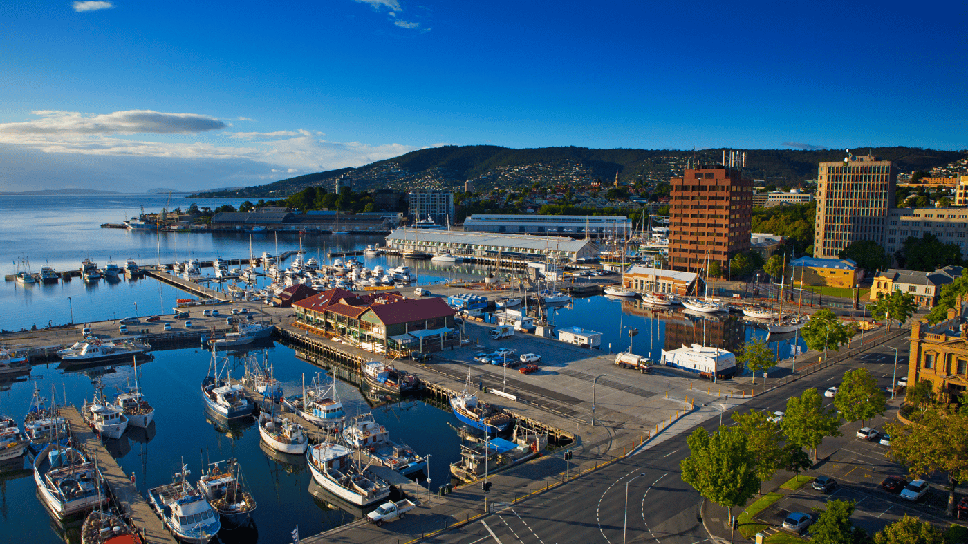 Your tour ends in Hobart