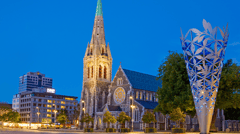 Your tour ends in Christchurch 