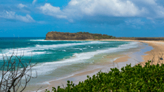 75 Mile Beach, Fraser Island 