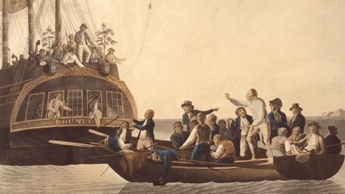 Visit key locations involved in the infamous "Mutiny on the Bounty"