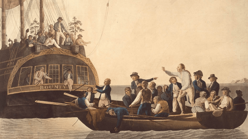 Visit key locations involved in the infamous "Mutiny on the Bounty"