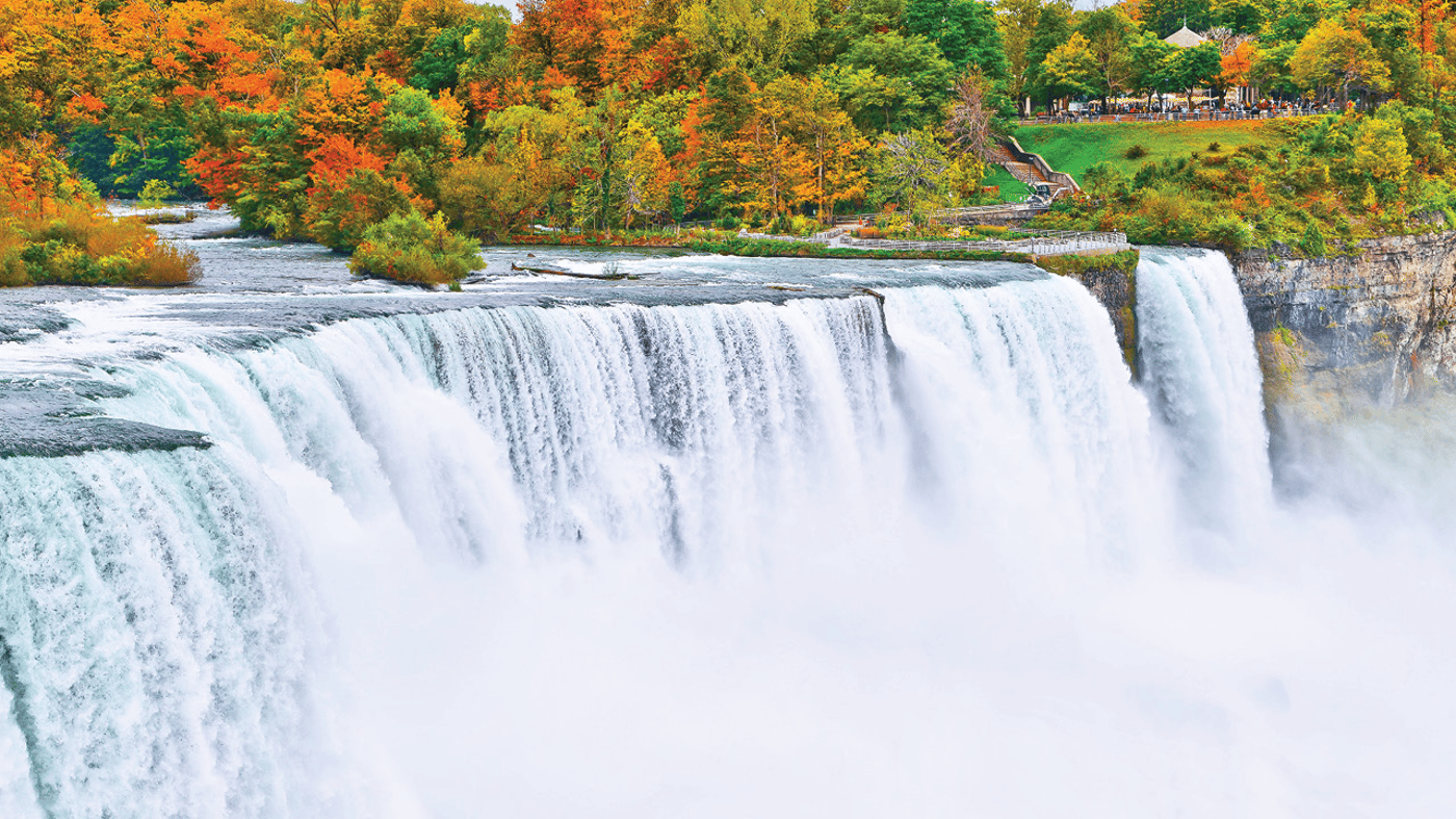 View the power of Niagara Falls, Canada
