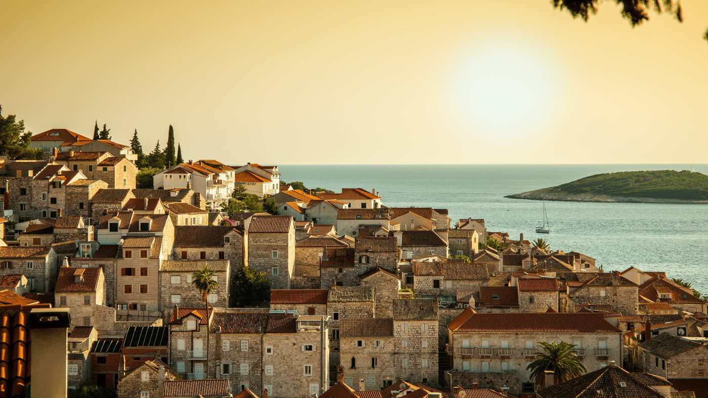 picturesque Croatia Dalmatia, Hvar 