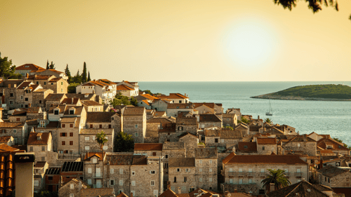 picturesque Croatia Dalmatia, Hvar 