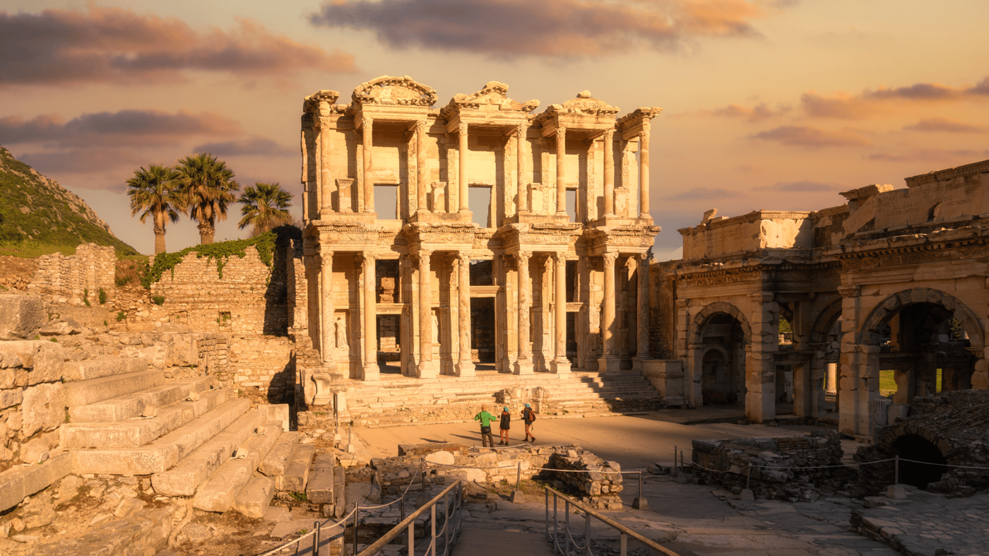 Library of Celsus at sunrise, Ephesus Turkey 