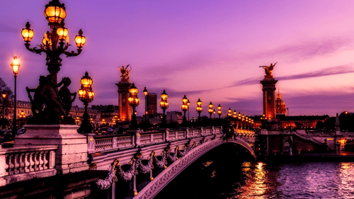 Alexander III Bridge, Paris, France 