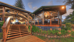 The resort's restaurant