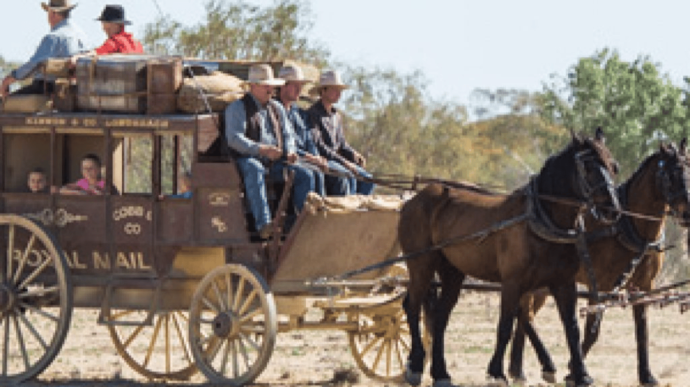 Experience the only Stage Coach gallop in Australia 