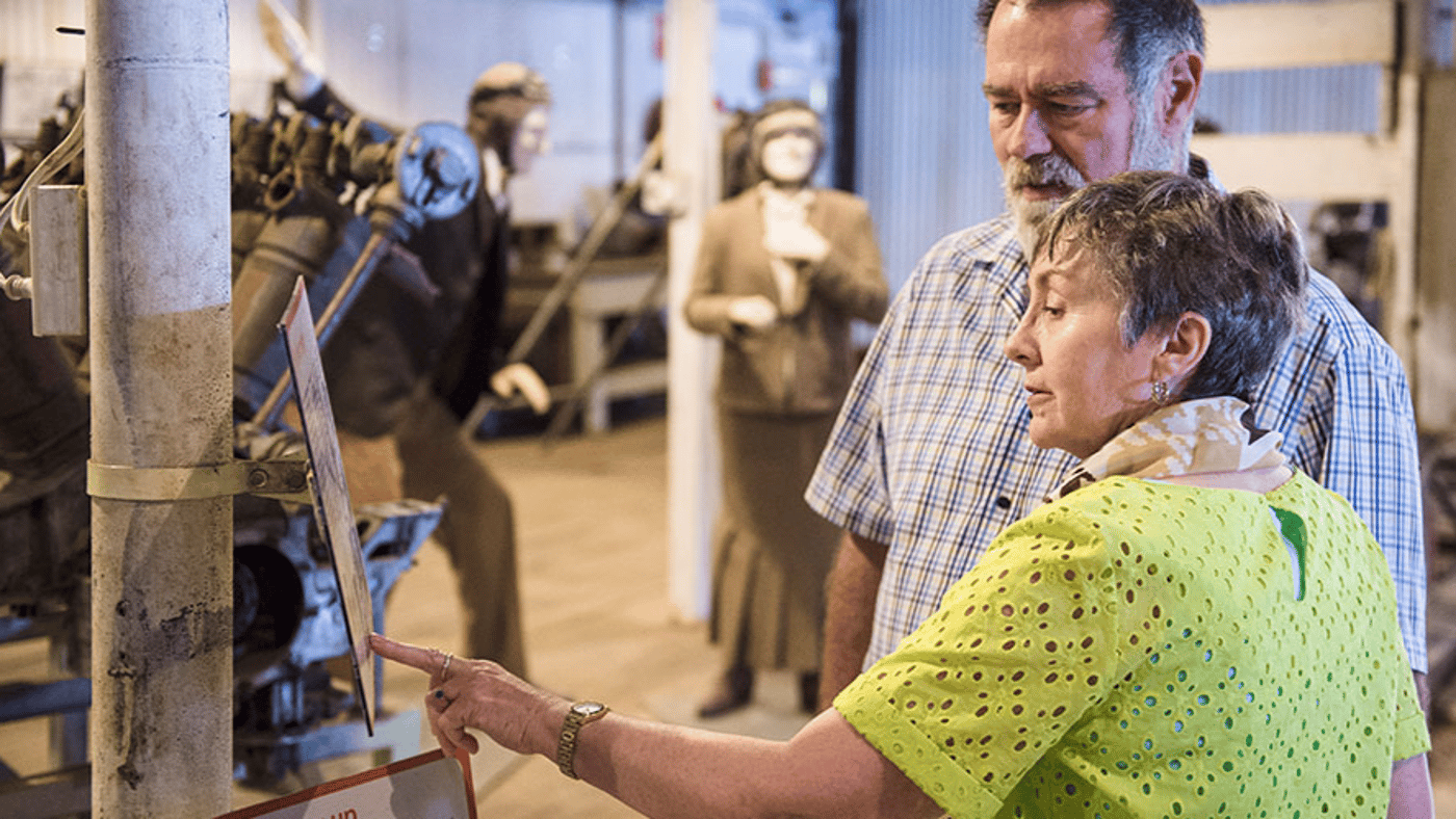 Uncover some national treasures at the QANTAS Founders Outback Museum