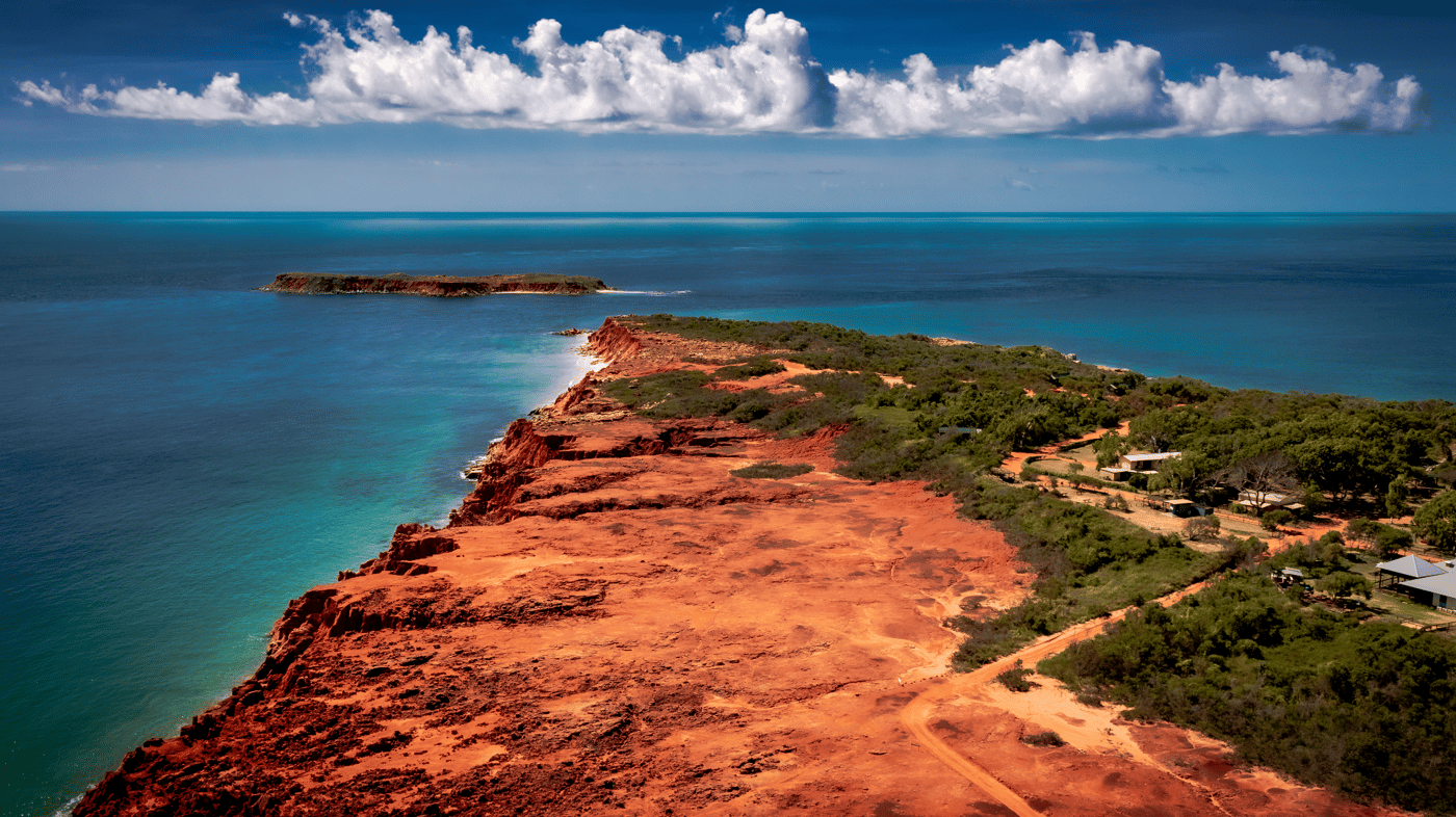 Aerial view of Koolijamon, Western Australia 