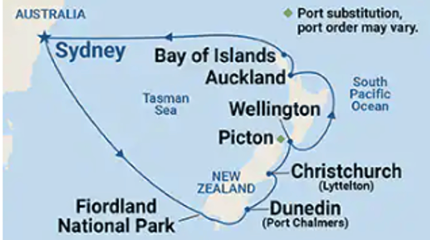 ...then cap it off with a cruise to New Zealand!