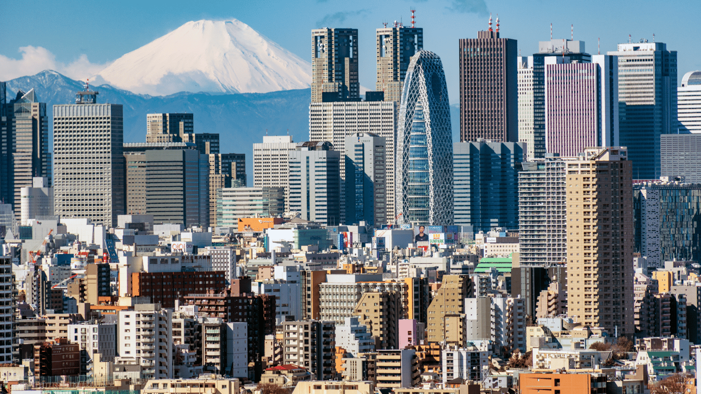 Your cruise starts and ends in Tokyo 