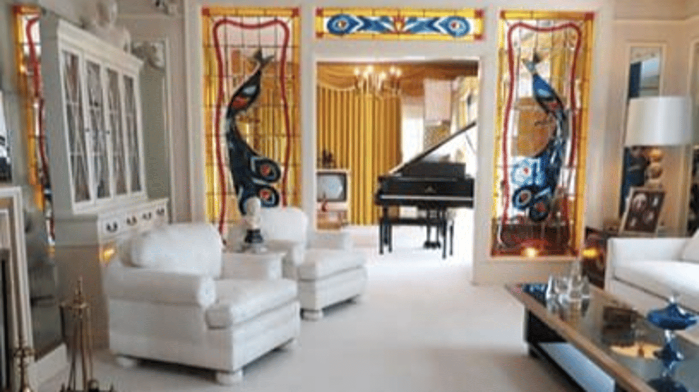 Graceland, the stately mansion of the "King" himself