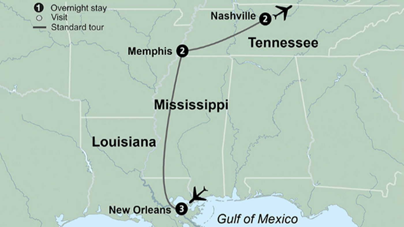 Your tour at a glance