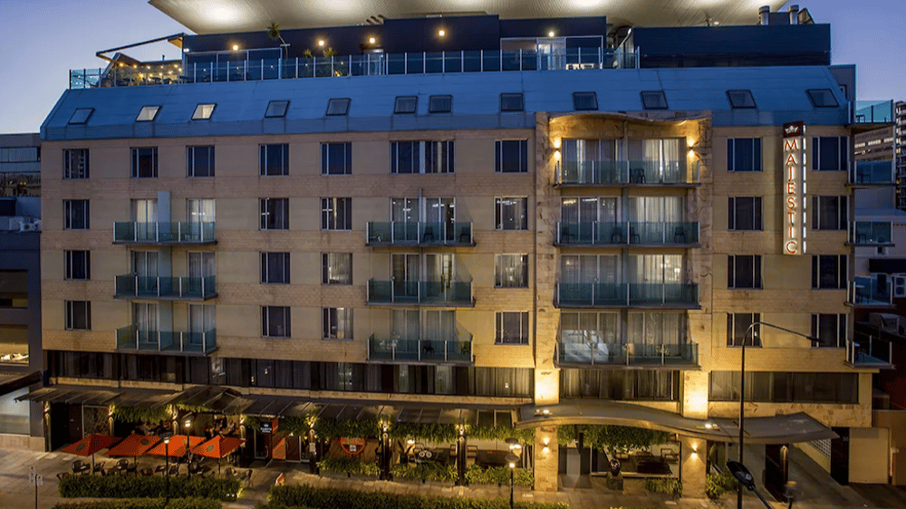 Enjoy a pre-night in Adelaide at the Majestic Roof Garden Hotel pre cruise