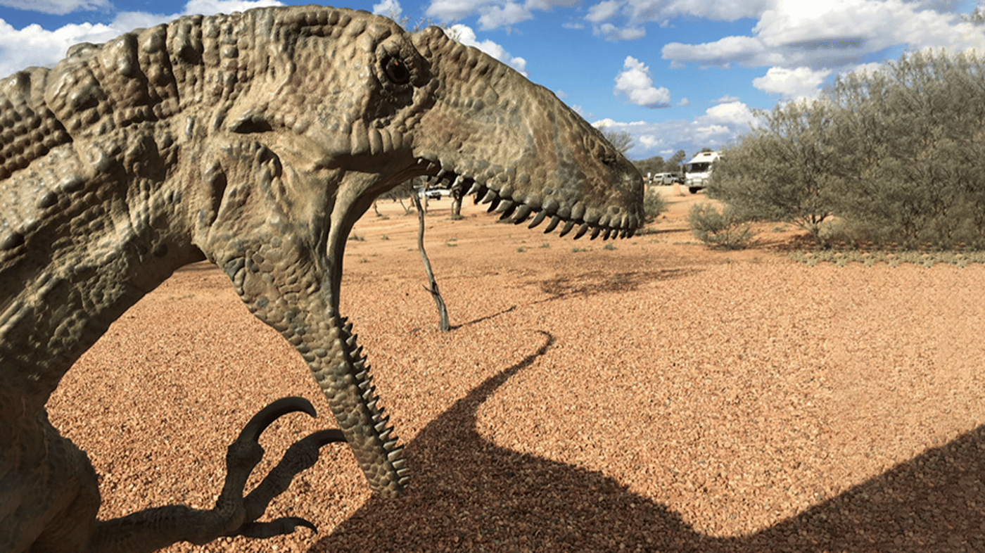 Meet Banjo at Australian Age of Dinosaurs