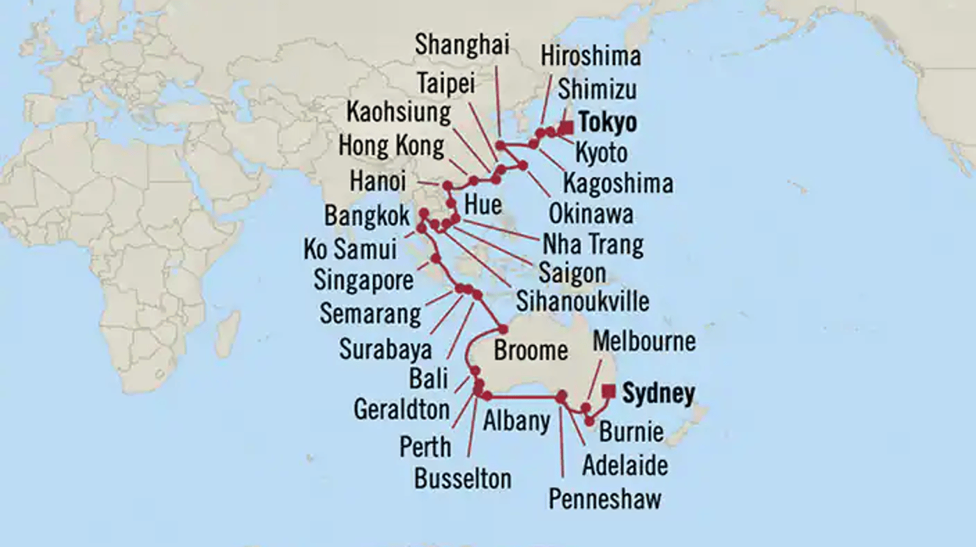 Your cruise at a glance