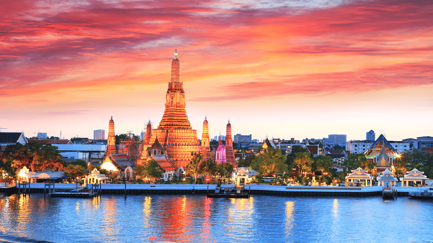 Indulge in Bangkok's golden temples, grand palaces and natural wonders