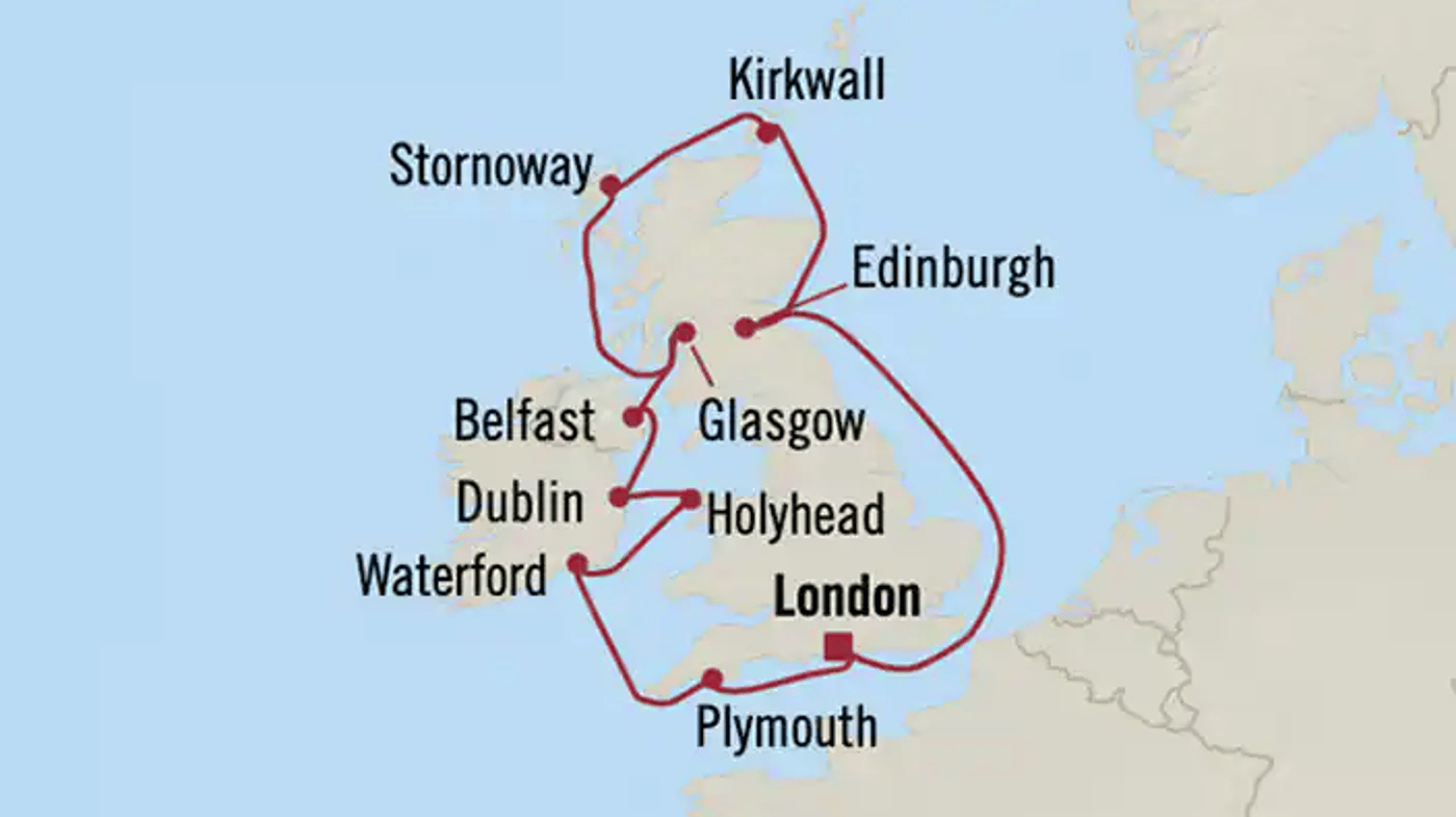 Your cruise at a glance