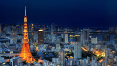 Eiffel Tower in Tokyo, Japan