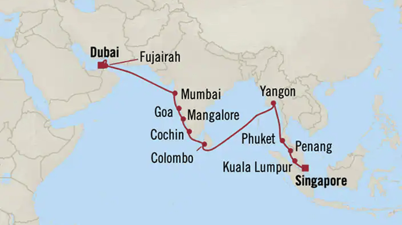Your cruise at a glance