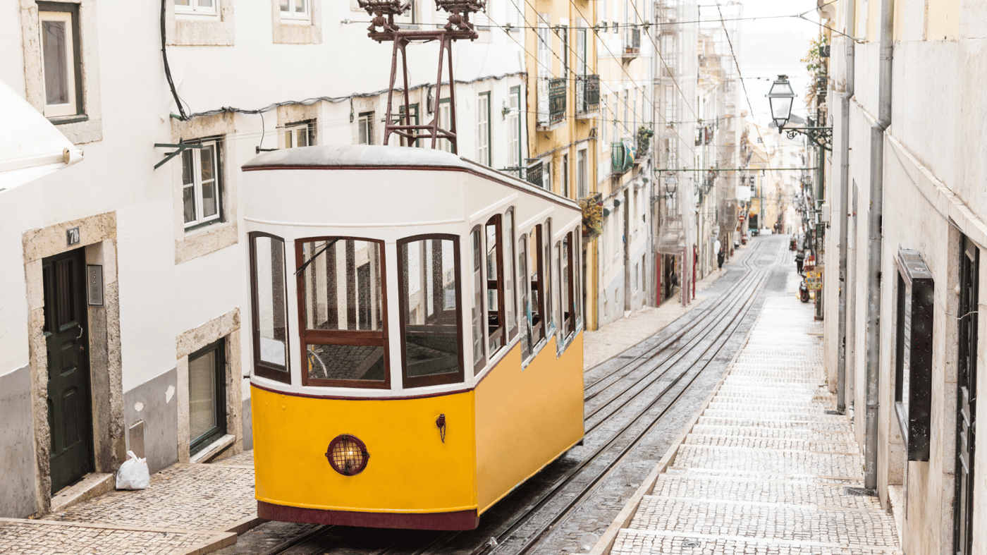 Historic tram, Lisbon 