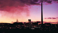 Mount Isa city at night 