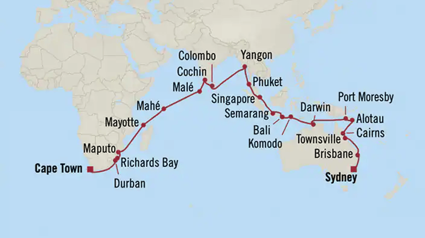 Your itinerary at a glance