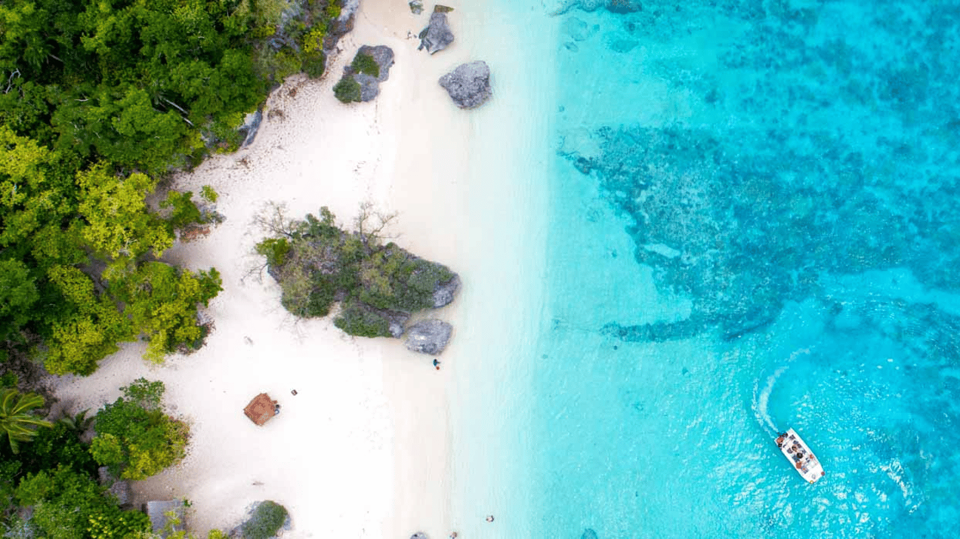 Relax on Mystery Island, Vanuatu