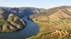 See dramatic, sheer rock formations, picturesque terraced vineyards and graceful bridges and trestles along the way;