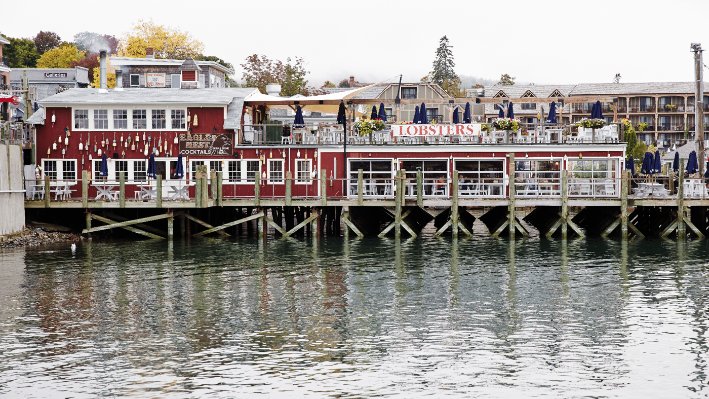 Nestled in Maine's Frenchman Bay on Mount Desert Island lies the quaint town of Bar Harbor. 
