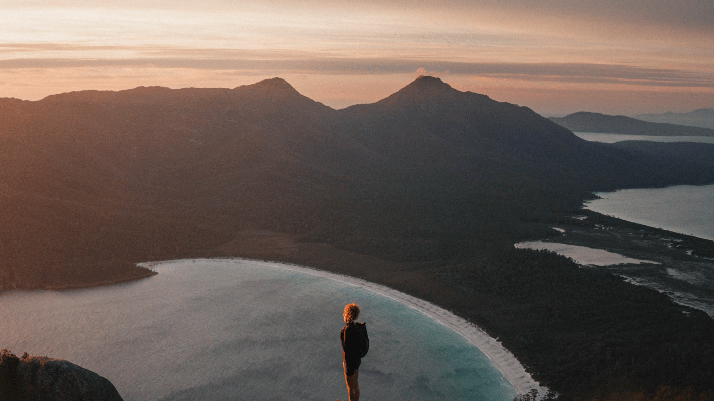 picturesque Wineglass Bay 