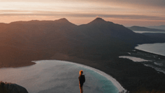 picturesque Wineglass Bay 