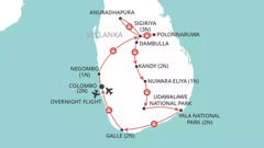 Your itinerary at a glance