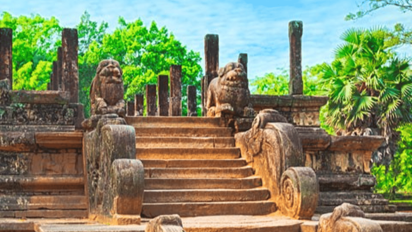 Visit the ancient kingdom of Polonnaruwa, another UNESCO World Heritage-listed site. 