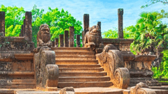 Visit the ancient kingdom of Polonnaruwa, another UNESCO World Heritage-listed site. 
