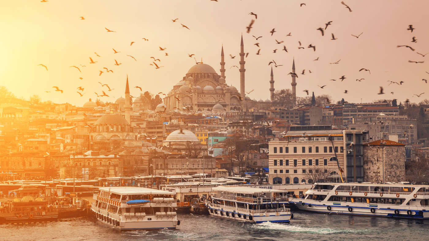 Indulge your eyes and senses in the magnificent city, Istanbul. Visit one of the many museums or stroll through the spice market and the famous Grand Bazaar.
