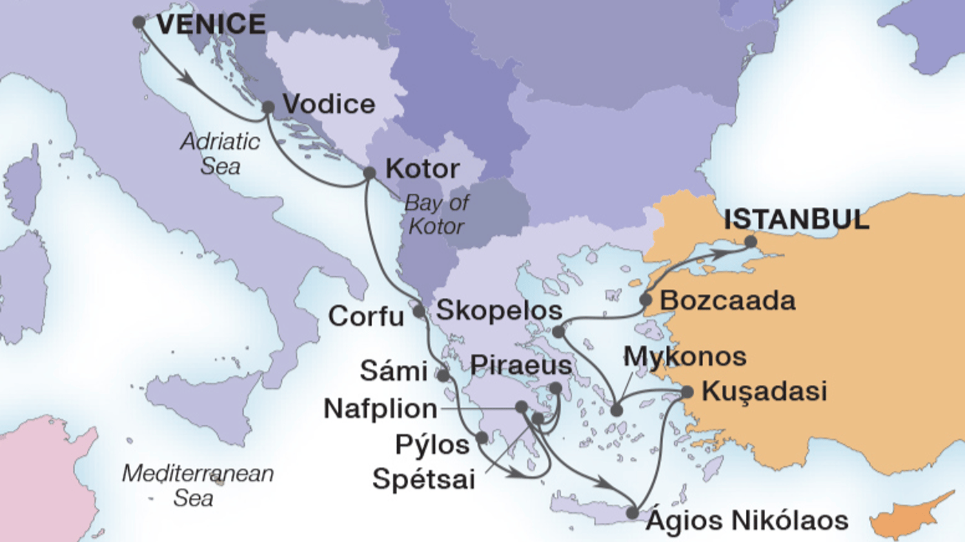 Your itinerary at a glance