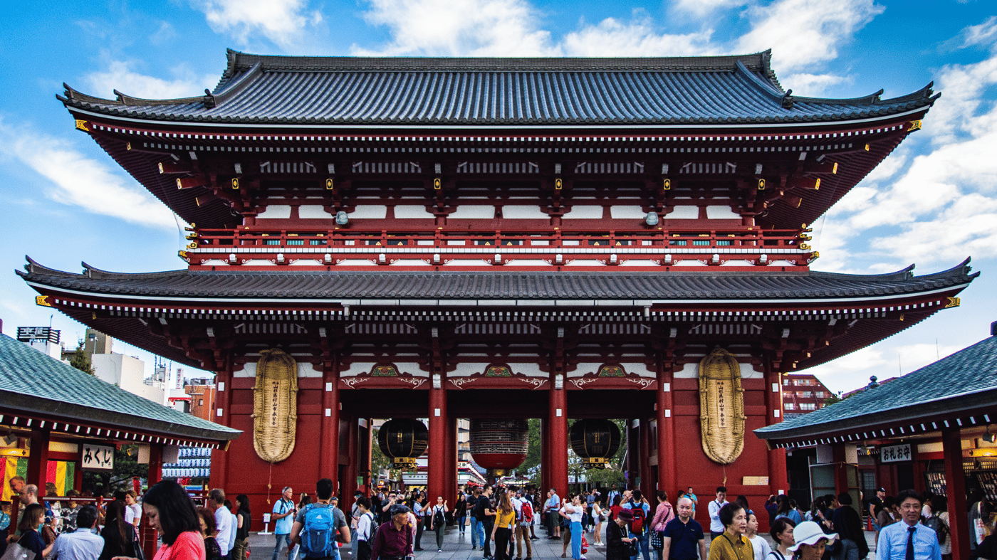 Sensoji Temple – Sensoji Temple is an ancient Buddhist Temple and the oldest in Tokyo.