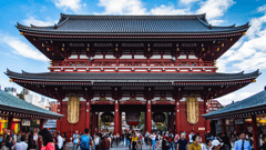 Sensoji Temple – Sensoji Temple is an ancient Buddhist Temple and the oldest in Tokyo.