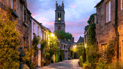 Circus Lane, Edinburg, Scotland 